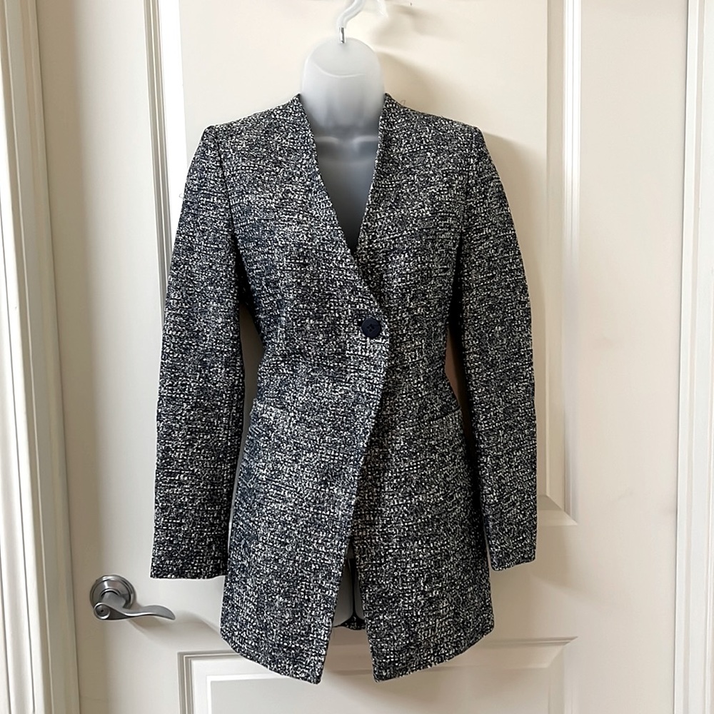 Zara - Blazer - Tweed Blue